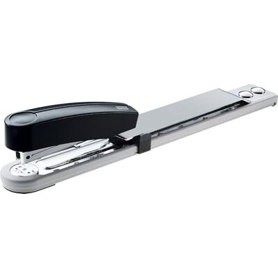 Novus B 15 Heftgerät/Langarmhefter (mit bis zu 250 mm Einlegetiefe, für 25 Blatt (80 g/m²)) lichtgrau/tiefschwarz Novus B 15 Heftgerät/Langarmhefter (mit bis zu 250 mm Einlegetiefe, für 25 Blatt (80 g/m²)) lichtgrau/tiefschwarz