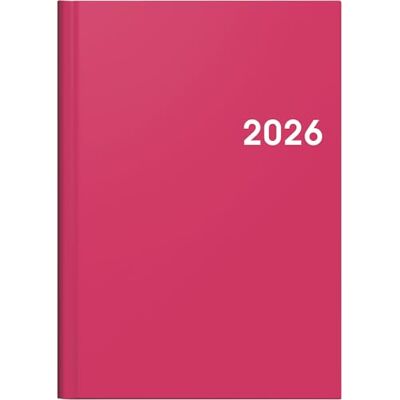 BRUNNEN Buchkalender Mod. 796 '26 A5, Papier, pink BRUNNEN Buchkalender Mod. 796 '26 A5, Papier, pink