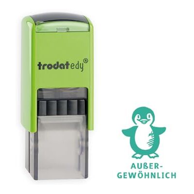 Trodat Printy 2.0 edy® FIX Motivstempel Apfelgrün Pinguin Motivationsstempel, AUßERGEWÖHNLICH, Abdruckgröße 20x20 mm, Abdruck grün, für Lehrer und Pädagogen, selbstfärbend Trodat Printy 2.0 edy® FIX Motivstempel Apfelgrün Pinguin Motivationsstempel, AUßERGEWÖHNLICH, Abdruckgröße 20x20 mm, Abdruck grün, für Lehrer und Pädagogen, selbstfärbend