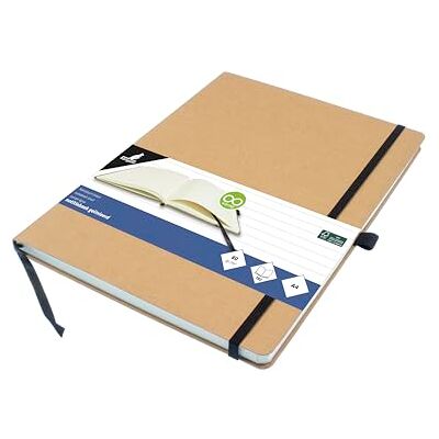 Kangaro Notizbuch A4 Kraft liniert HC 96 blatt 80 Gramm Kangaro Notizbuch A4 Kraft liniert HC 96 blatt 80 Gramm