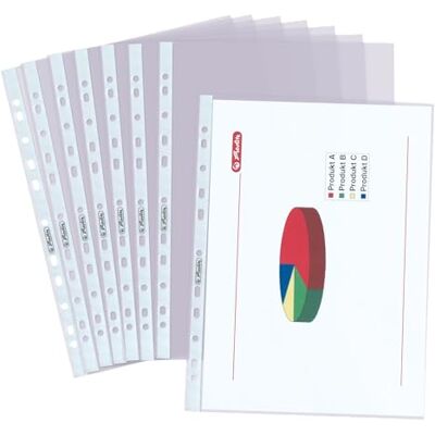 Herlitz 5850508 Prospekthülle Premium, A4 glasklar (50) Herlitz 5850508 Prospekthülle Premium, A4 glasklar (50)