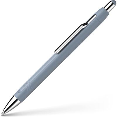 Schneider 138643 Epsilon Druckkugelschreiber (Strichstärke XB, Schreibfarbe: blau, dokumentenechte Mine) steinblau Schneider 138643 Epsilon Druckkugelschreiber (Strichstärke XB, Schreibfarbe: blau, dokumentenechte Mine) steinblau
