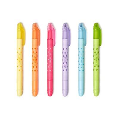 LEGAMI Set mit 6 radierbaren Textmarkern, Magic Highlighters, Doppelspitze zum Markieren und Radieren, für feine und dicke Striche, in Gelb, Orange, Rot, Violett, Hellblau, Grün LEGAMI Set mit 6 radierbaren Textmarkern, Magic Highlighters, Doppelspitze zum Markieren und Radieren, für feine und dicke Striche, in Gelb, Orange, Rot, Violett, Hellblau, Grün