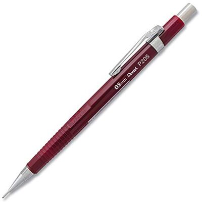 Pentel Sharp 200 P205-B Druckbleistift, 0.5 mm, Härtegrad HB, rot (1er Pack) Pentel Sharp 200 P205-B Druckbleistift, 0.5 mm, Härtegrad HB, rot (1er Pack)