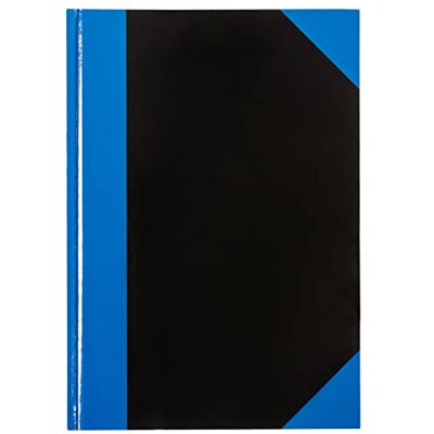 Idena 542900 Kladde DIN A4, 96 Blätter, 70 g/m², liniert, fester Einband, blau/schwarz, 1 Stück Idena 542900 Kladde DIN A4, 96 Blätter, 70 g/m², liniert, fester Einband, blau/schwarz, 1 Stück