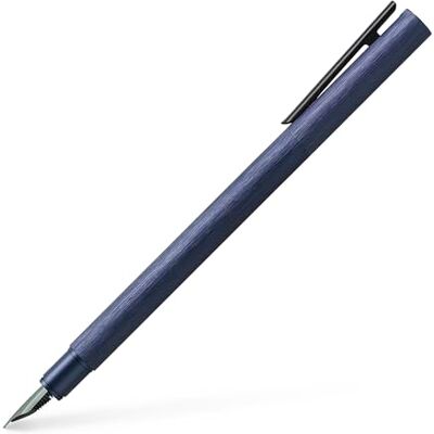 Faber-Castell 146160 Füller Neo Slim Aluminium, Federbreite M, dunkelblau Faber-Castell 146160 Füller Neo Slim Aluminium, Federbreite M, dunkelblau