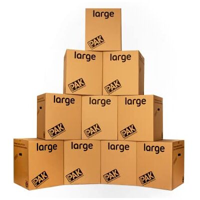 StorePAK Große Aufbewahrungskartons, Archivkisten mit Griffen, 116 Liter, 100% recycelbar, 55 x 46 x 46 cm, 10 Stück, Braun StorePAK Große Aufbewahrungskartons, Archivkisten mit Griffen, 116 Liter, 100% recycelbar, 55 x 46 x 46 cm, 10 Stück, Braun