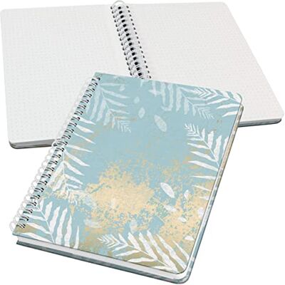 Sigel Spiralblock Jolie A5 dotted Bullet Journal Hellblau Weiß 120 Seiten JN614, Vegan, nachhaltiges Papier Sigel Spiralblock Jolie A5 dotted Bullet Journal Hellblau Weiß 120 Seiten JN614, Vegan, nachhaltiges Papier