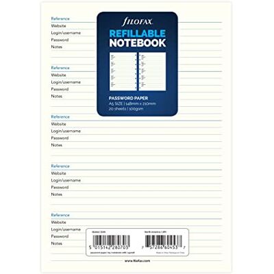 Filofax Notizbuch 152028, weiß Filofax Notizbuch 152028, weiß