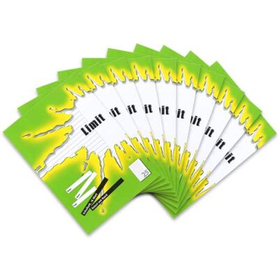 Limit Schulheft A4, 16 Blatt, Lineatur 25, liniert mit Rand, grün, 10 Stück Limit Schulheft A4, 16 Blatt, Lineatur 25, liniert mit Rand, grün, 10 Stück