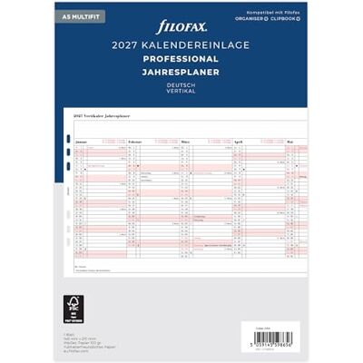 Filofax Kalender A5 Prof.Jahresplaner (deutsch)2027 Filofax Kalender A5 Prof.Jahresplaner (deutsch)2027