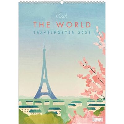 DUMONT Rivers: Travelposter 2026 – Wandkalender im Posterformat 50 x 70 cm mit Art-Deco-Reiseplakaten von Henry Rivers DUMONT Rivers: Travelposter 2026 – Wandkalender im Posterformat 50 x 70 cm mit Art-Deco-Reiseplakaten von Henry Rivers