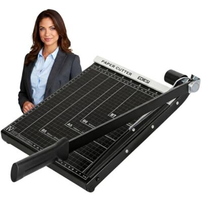 EDIESI , Papierschneider, A4, Schneidemaschine, Papierschneidemaschine, Hebelschneider, Schere für Papier und Fotos, Manuell, höchste Präzision, 4 Farben erhältlich (Schwarz, A4) EDIESI , Papierschneider, A4, Schneidemaschine, Papierschneidemaschine, Hebelschneider, Schere für Papier und Fotos, Manuell, höchste Präzision, 4 Farben erhältlich (Schwarz, A4)