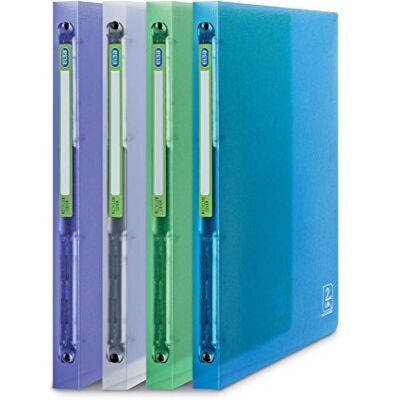 Oxford ELBA 64898 Ringbuch Polypropylen 2 ND Life 5/10E Recycle A4 Rücken 20 mm 4 Ringe Rund Transparent Oxford ELBA 64898 Ringbuch Polypropylen 2 ND Life 5/10E Recycle A4 Rücken 20 mm 4 Ringe Rund Transparent