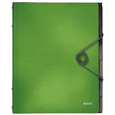 Leitz 45691050 Solid Ordnungsmappe PP A4, 6 Fächer, hellgrün Leitz 45691050 Solid Ordnungsmappe PP A4, 6 Fächer, hellgrün
