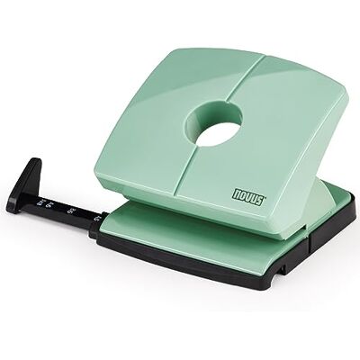 Novus Locher B220 Color ID 2.0 (20 Blatt Lochleistung, fest einrastende Anschlagschiene, Funktionsteile aus Metall) mellow mint Novus Locher B220 Color ID 2.0 (20 Blatt Lochleistung, fest einrastende Anschlagschiene, Funktionsteile aus Metall) mellow mint