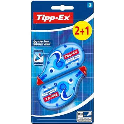 BIC Best Price Square TIPP-EX Pocket Mouse 3PK 890619 by TIPP-EX BIC Best Price Square TIPP-EX Pocket Mouse 3PK 890619 by TIPP-EX