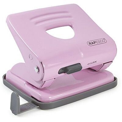Rapesco 1358 2-fach-Metalllocher 825, 25 Blatt Stanzkapazität, Rosa Rapesco 1358 2-fach-Metalllocher 825, 25 Blatt Stanzkapazität, Rosa