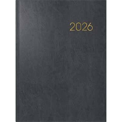BRUNNEN Buchkalender Mod. 797 '26 168×240 mm, Kunststoff, schwarz BRUNNEN Buchkalender Mod. 797 '26 168×240 mm, Kunststoff, schwarz