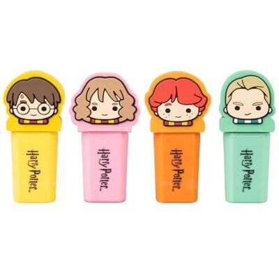 Grupo Erik Harry Potter Textmarker Stifte Set Highlighter 4 Stück Permanent Marker Harry Potter Geschenke Merch Schulsachen Grupo Erik Harry Potter Textmarker Stifte Set Highlighter 4 Stück Permanent Marker Harry Potter Geschenke Merch Schulsachen