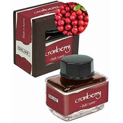 Online Duft-Tinte Cranberry, Tintenglas Rot 15ml, bunte Füllertinte für Kalligrafie, Handlettering, Schreibtinte, Tintenfass für Konverter, Tinte der Sinne auf wasserbasis Online Duft-Tinte Cranberry, Tintenglas Rot 15ml, bunte Füllertinte für Kalligrafie, Handlettering, Schreibtinte, Tintenfass für Konverter, Tinte der Sinne auf wasserbasis