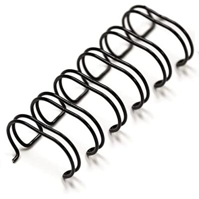 Albyco 100x Drahtbinderucken 9,5 mm 3/8 Zoll- bis zu 65 Blatt- Schwarz Albyco 100x Drahtbinderucken 9,5 mm 3/8 Zoll- bis zu 65 Blatt- Schwarz
