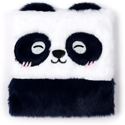 Puckator Notizbuch mit Einband aus Plüsch – Panda – süße Tiere – Fluffies Puckator Notizbuch mit Einband aus Plüsch – Panda – süße Tiere – Fluffies