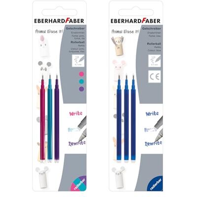 Eberhard Faber 599051 Radierbare Gelschreiber Minen, 6 Stück Eberhard Faber 599051 Radierbare Gelschreiber Minen, 6 Stück