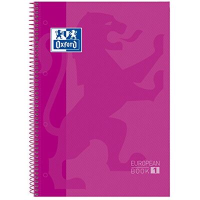 Oxford Collegeblock Recambio, DIN A4+, kariert, 80 Blatt, fuchsia Oxford Collegeblock Recambio, DIN A4+, kariert, 80 Blatt, fuchsia