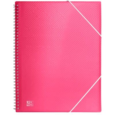 Oxford , 400167284 Schnellhefter A4, 30 Klarsichthüllen, rosa Oxford , 400167284 Schnellhefter A4, 30 Klarsichthüllen, rosa