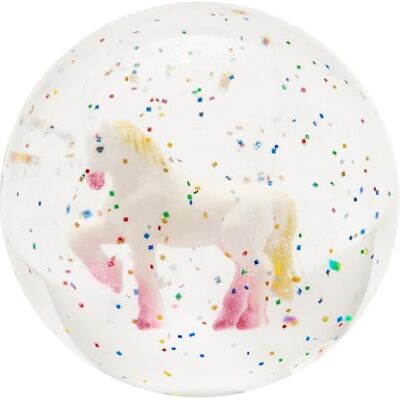 Sheepworld Glitzerflummi Motiv "Einhorn": Glitzerflummi mit 3D-Einhornfigur, mit Geschenkbanderole Sheepworld Glitzerflummi Motiv "Einhorn": Glitzerflummi mit 3D-Einhornfigur, mit Geschenkbanderole