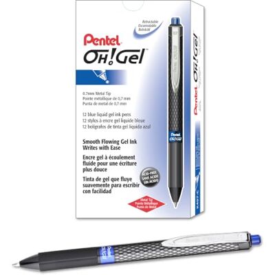 Pentel ,K497-C,K497 AA8Gel-Tintenroller, 0.7mm,blau, 1 Stück (1er Pack) Pentel ,K497-C,K497 AA8Gel-Tintenroller, 0.7mm,blau, 1 Stück (1er Pack)