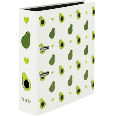 FALKEN Motiv-Ordner Avocado Social Media 8 cm breit DIN A4 FALKEN Motiv-Ordner Avocado Social Media 8 cm breit DIN A4