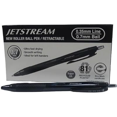 uni-ball Rollerball JetStream SXN-157E, schwarz, 0,7 mm, Box, 12 Stück uni-ball Rollerball JetStream SXN-157E, schwarz, 0,7 mm, Box, 12 Stück