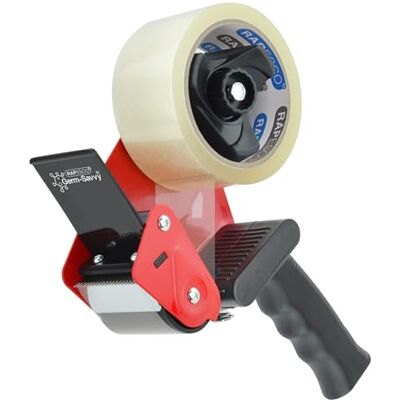 Rapesco 1790 Klebeband Handabroller 960 mit 1 Klaren Packband Germ-Savvy Antibakterieller Schutz Rapesco 1790 Klebeband Handabroller 960 mit 1 Klaren Packband Germ-Savvy Antibakterieller Schutz