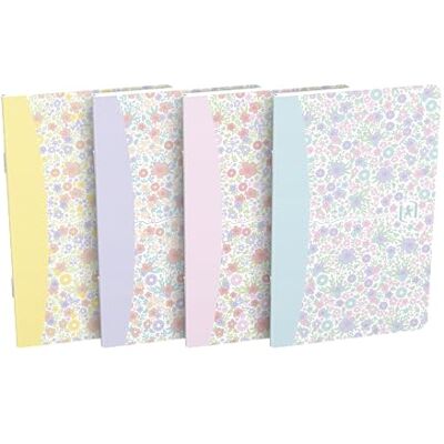 Oxford Notizheft Floral liniert, 9x14cm, 80 Seiten, Softcover, 4 Designs, 10 Stück Oxford Notizheft Floral liniert, 9x14cm, 80 Seiten, Softcover, 4 Designs, 10 Stück