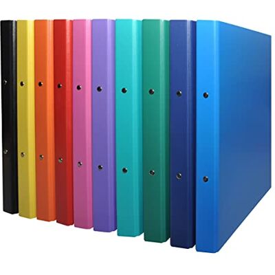DONAU Ring Binder , PP, A4/2R/20mm, assorted colours DONAU Ring Binder , PP, A4/2R/20mm, assorted colours