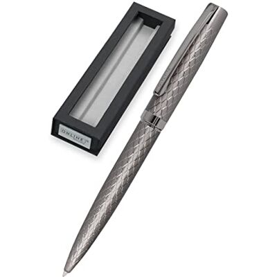 Online Kugelschreiber Eleganza Diamond Titan I hochwertiger Metall-Kuli I auswechselbare Großraummine I Metallclip I Schreibfarbe Schwarz dokumentenecht I inkl. Geschenkverpackung, 1 Stück (1er Pack) Online Kugelschreiber Eleganza Diamond Titan I hochwertiger Metall-Kuli I auswechselbare Großraummine I Metallclip I Schreibfarbe Schwarz dokumentenecht I inkl. Geschenkverpackung, 1 Stück (1er Pack)