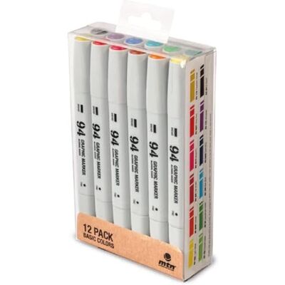 Montana Colors MTN 94 Graphic Marker Pack 12 - Marker Montana Colors MTN 94 Graphic Marker Pack 12 - Marker