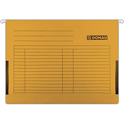 DONAU 7420905-12 Hängetasche mit Leinenfröschen Aus Recycling-Karton 230 GSM für DIN A4 Farbe: Orange 5er Packung auswechselbarem Blanko-Schildchen DONAU 7420905-12 Hängetasche mit Leinenfröschen Aus Recycling-Karton 230 GSM für DIN A4 Farbe: Orange 5er Packung auswechselbarem Blanko-Schildchen
