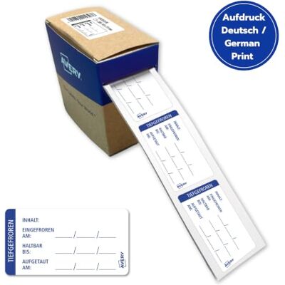 Avery Lebensmittel-Etiketten deutscher Aufdruck 98x40mm 200 St ETICOLD.DE Avery Lebensmittel-Etiketten deutscher Aufdruck 98x40mm 200 St ETICOLD.DE