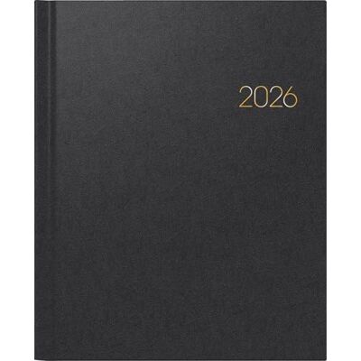 BRUNNEN Buchkalender Mod. Manager Wt 7 weektimer '26 210×260 mm, Kunststoff, schwarz BRUNNEN Buchkalender Mod. Manager Wt 7 weektimer '26 210×260 mm, Kunststoff, schwarz