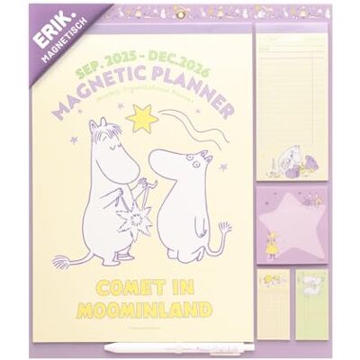 Grupo Erik Kalender 2026 Mumins Familienplaner Magnet Kalender 2026 Wandkalender 2025 2026 Monatsplaner für 16 Monate Offizielles Moomins Lizenzprodukt Grupo Erik Kalender 2026 Mumins Familienplaner Magnet Kalender 2026 Wandkalender 2025 2026 Monatsplaner für 16 Monate Offizielles Moomins Lizenzprodukt