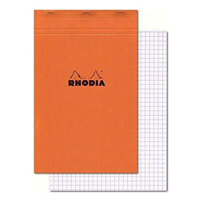 Rhodia 19200C Notizblock N.19 A4+ 80 Blatt kariert Orange Rhodia 19200C Notizblock N.19 A4+ 80 Blatt kariert Orange