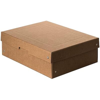 FALKEN Original PureBox Nature. Made in Germany. 100 mm hoch DIN A4. Aufbewahrungsbox mit Deckel aus stabilem Karton Vegan Geschenkbox Transportbox Schachtel Allzweckbox FALKEN Original PureBox Nature. Made in Germany. 100 mm hoch DIN A4. Aufbewahrungsbox mit Deckel aus stabilem Karton Vegan Geschenkbox Transportbox Schachtel Allzweckbox