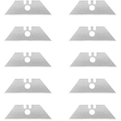 WEDO 7882 Cutter Ersatzklingen Trapez (für Linkshänder, 61 x 19 mm)10 Stück, silber WEDO 7882 Cutter Ersatzklingen Trapez (für Linkshänder, 61 x 19 mm)10 Stück, silber