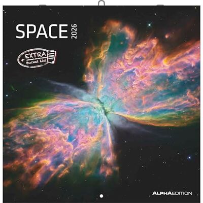 Alpha Space 2026 – Broschürenkalender 30×30 cm (30×60 geöffnet) mit Notizbereich, faszinierender Weltraum-Wandkalender & Bildkalender, idealer Wandplaner für Astronomie- & Sternenfans Alpha Space 2026 – Broschürenkalender 30×30 cm (30×60 geöffnet) mit Notizbereich, faszinierender Weltraum-Wandkalender & Bildkalender, idealer Wandplaner für Astronomie- & Sternenfans