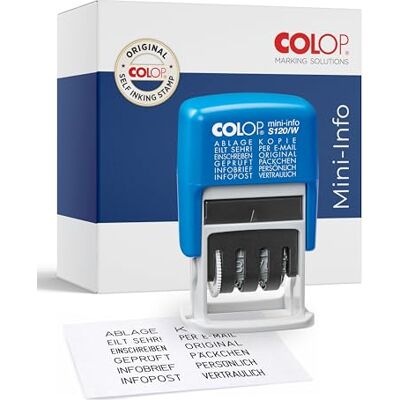 Colop S120/W - 12 Texte Stempel - Bürobedarf Colop S120/W - 12 Texte Stempel - Bürobedarf