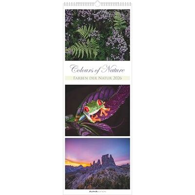 Alpha Colours of Nature – Triplets Kalender 2026 – Wandkalender XXL 25×69 cm mit 3 Naturfotos pro Seite, Hochformat-Bildkalender, stilvoller ... für Naturfreunde: Triplets By Cornella Dörr Alpha Colours of Nature – Triplets Kalender 2026 – Wandkalender XXL 25×69 cm mit 3 Naturfotos pro Seite, Hochformat-Bildkalender, stilvoller ... für Naturfreunde: Triplets By Cornella Dörr