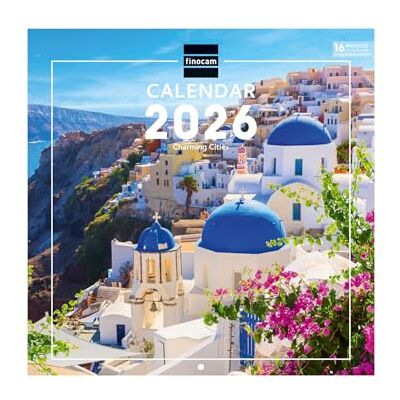 Finocam Wandkalender 2026 30 x 30 cm Monatsansicht Januar–Dezember 2026 + Sept.–Dez. 2025 (4 Monate) reduziert Kalender 2026 Bilder Charming International Finocam Wandkalender 2026 30 x 30 cm Monatsansicht Januar–Dezember 2026 + Sept.–Dez. 2025 (4 Monate) reduziert Kalender 2026 Bilder Charming International